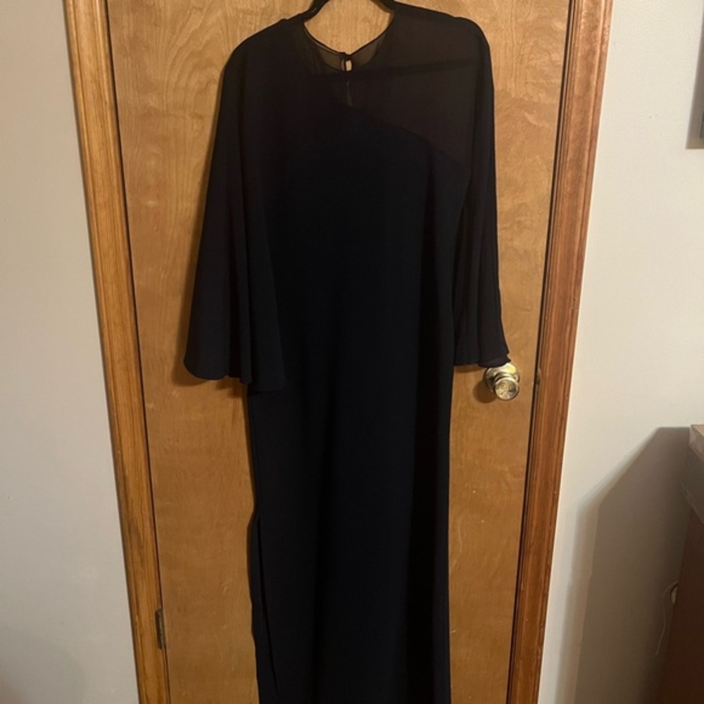 Sachin and Babi Elegant (Navy/Dark Navy/Midnight) Evening Dress